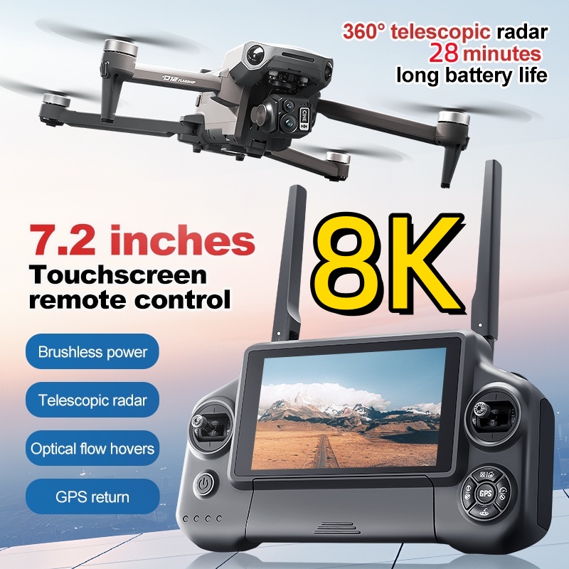 Drone Camera With Gimbal - Dron RC con Control Remoto FPV,