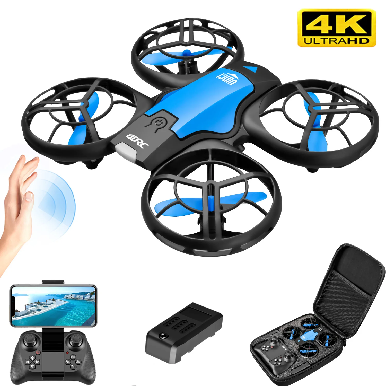 Nuevo Mini Dron V8 4K Profesio - Drone Camera Wide Angle reseña y precio