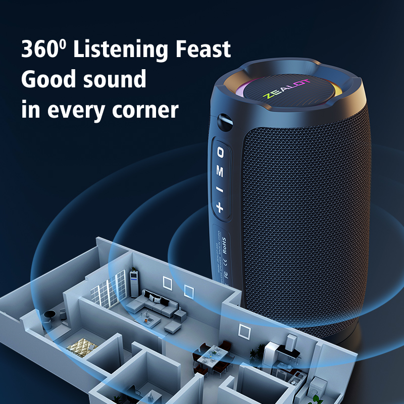 ZEALOT-S49 Altavoz Bluetooth p - Holy Stone Drone Hs175 reseña y precio