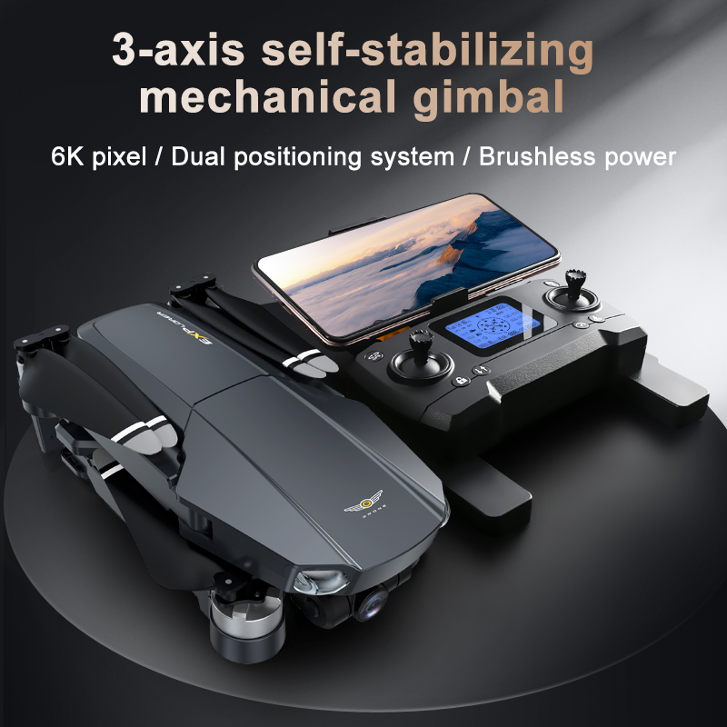 JJRC X20 3-Axis Gimbal Anti-sh - Jjrc Drone X20 reseña y precio