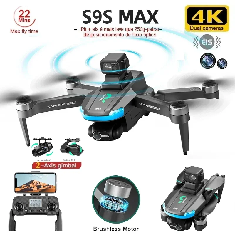 Nuevo S9S MAX MINI Drone 4K 2  - Drone Camera With Gimbal reseña y precio