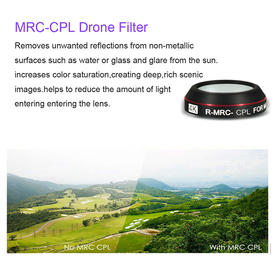 Filtro de Dron para DJI Mavic  - Drone Camera Filter reseña y precio