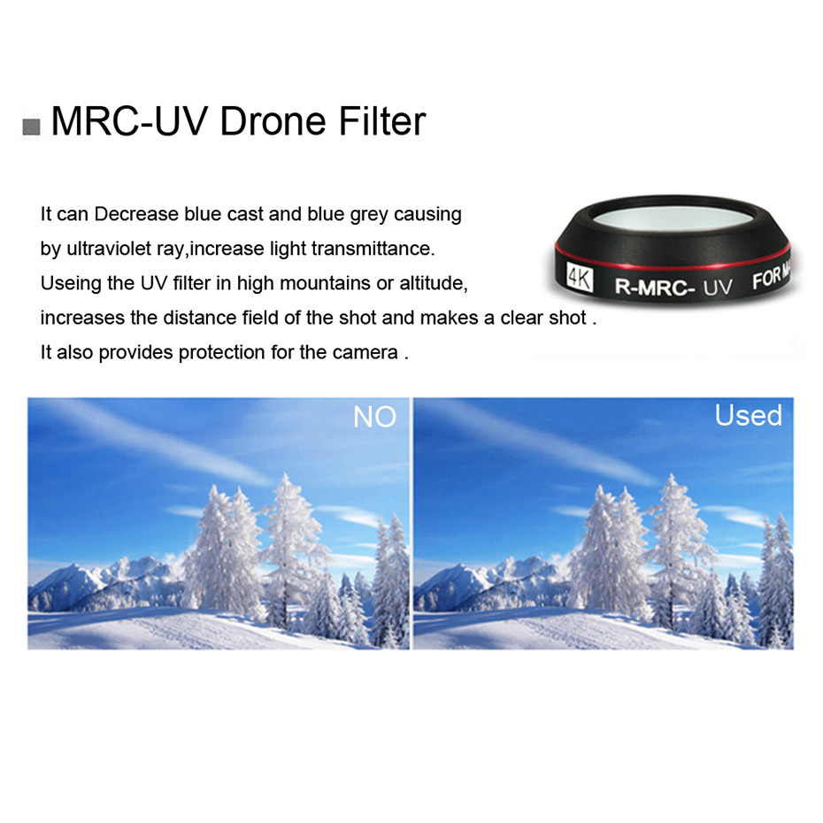 Filtro de Dron para DJI Mavic  - Drone Camera Filter reseña y precio