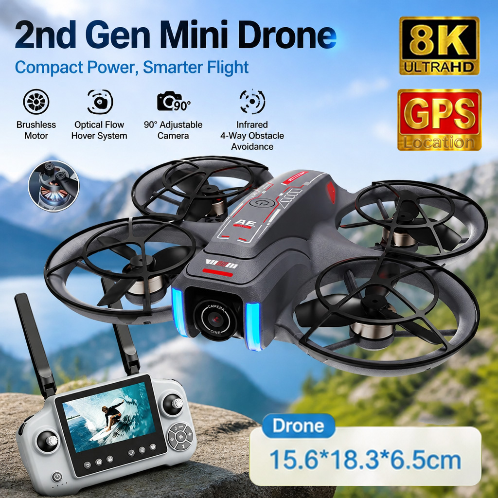 Nuevo Dron GPS AE21 de Segunda - Drone Camera Night Vision reseña y precio