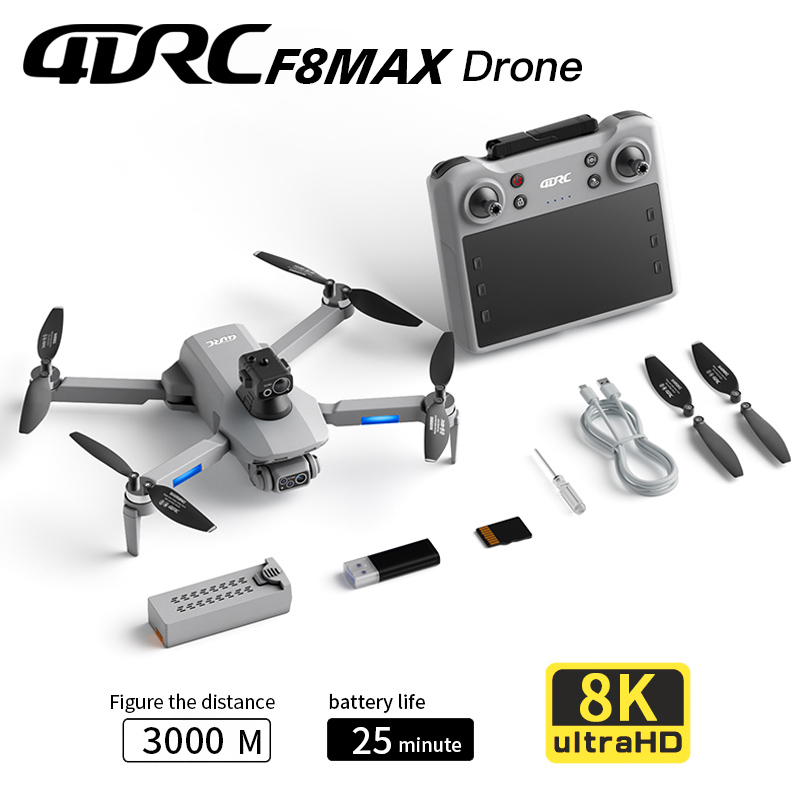 Dron F8 MAX GPS profesional co - Drone Camera Professional reseña y precio