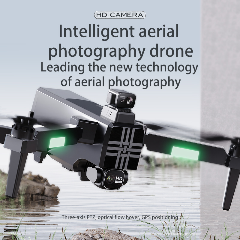 Dron A380 4K HD de tres ejes,  - Drone Camera Night Vision reseña y precio